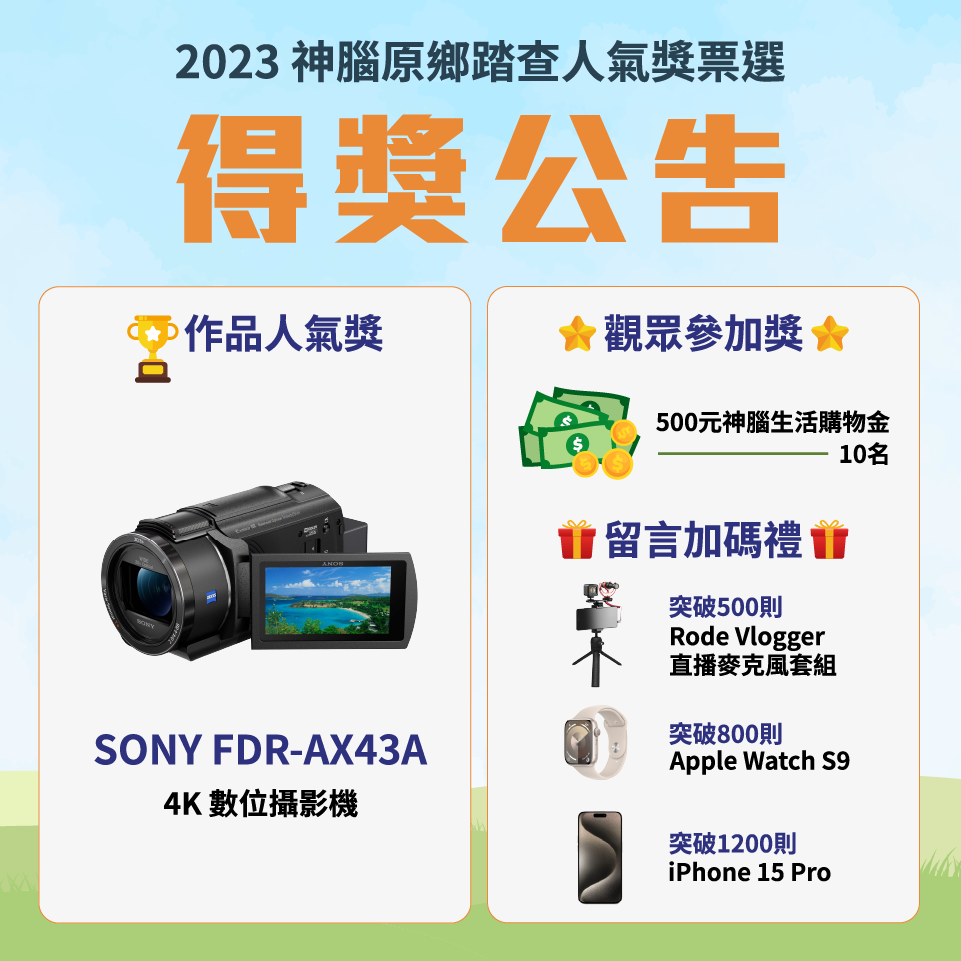 2023原鄉踏查人氣獎票選|得獎名單公告